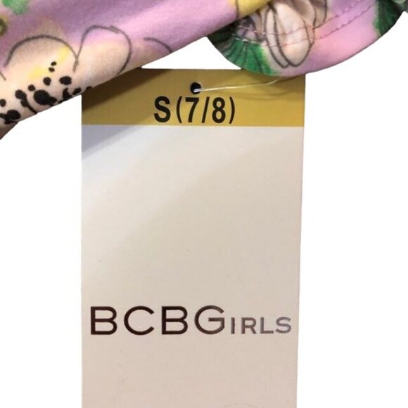 BCBGirls Floral Dress Girls S (7/8) NEW Floral Soft - Picture 10 of 12